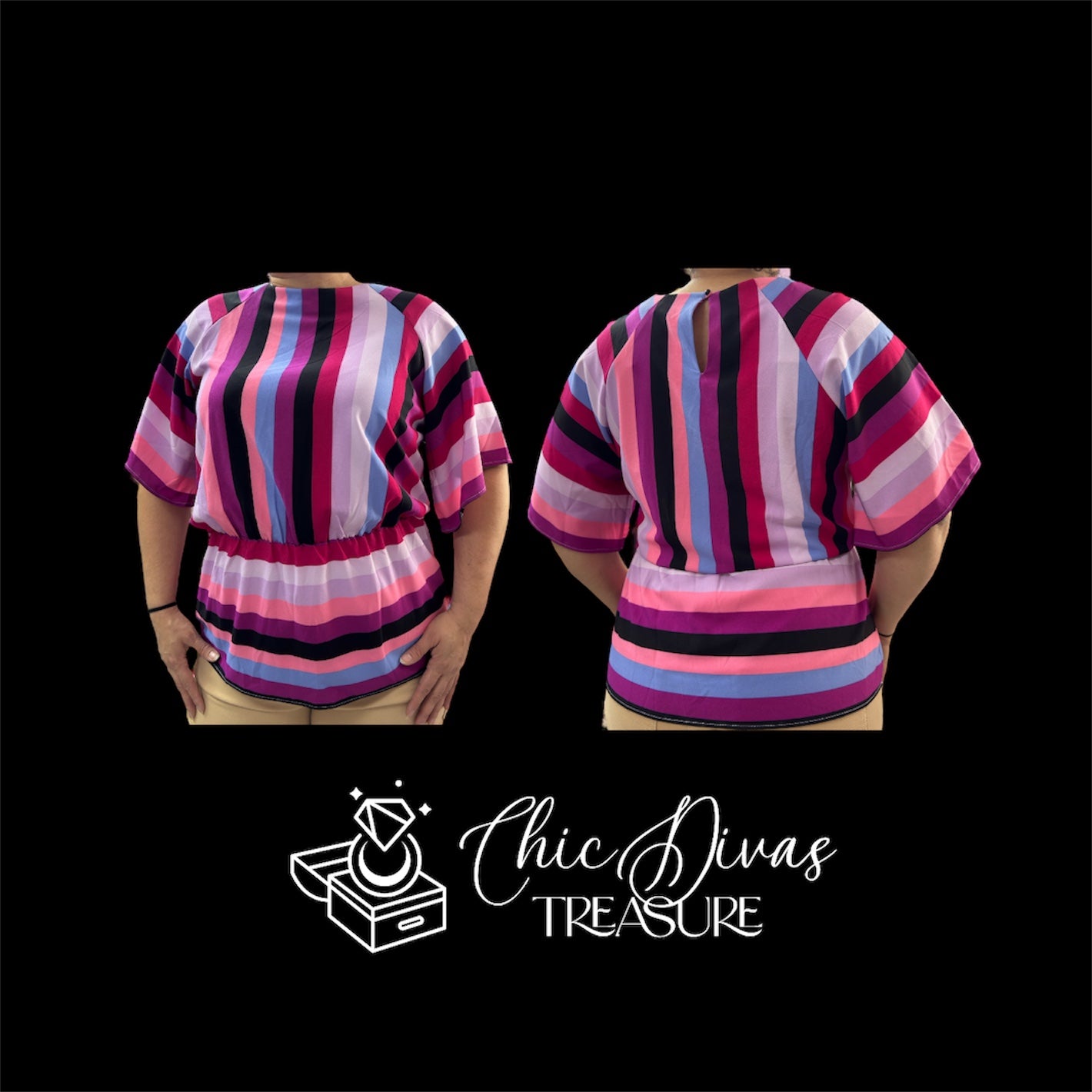 Blusa De Vestir Colorida