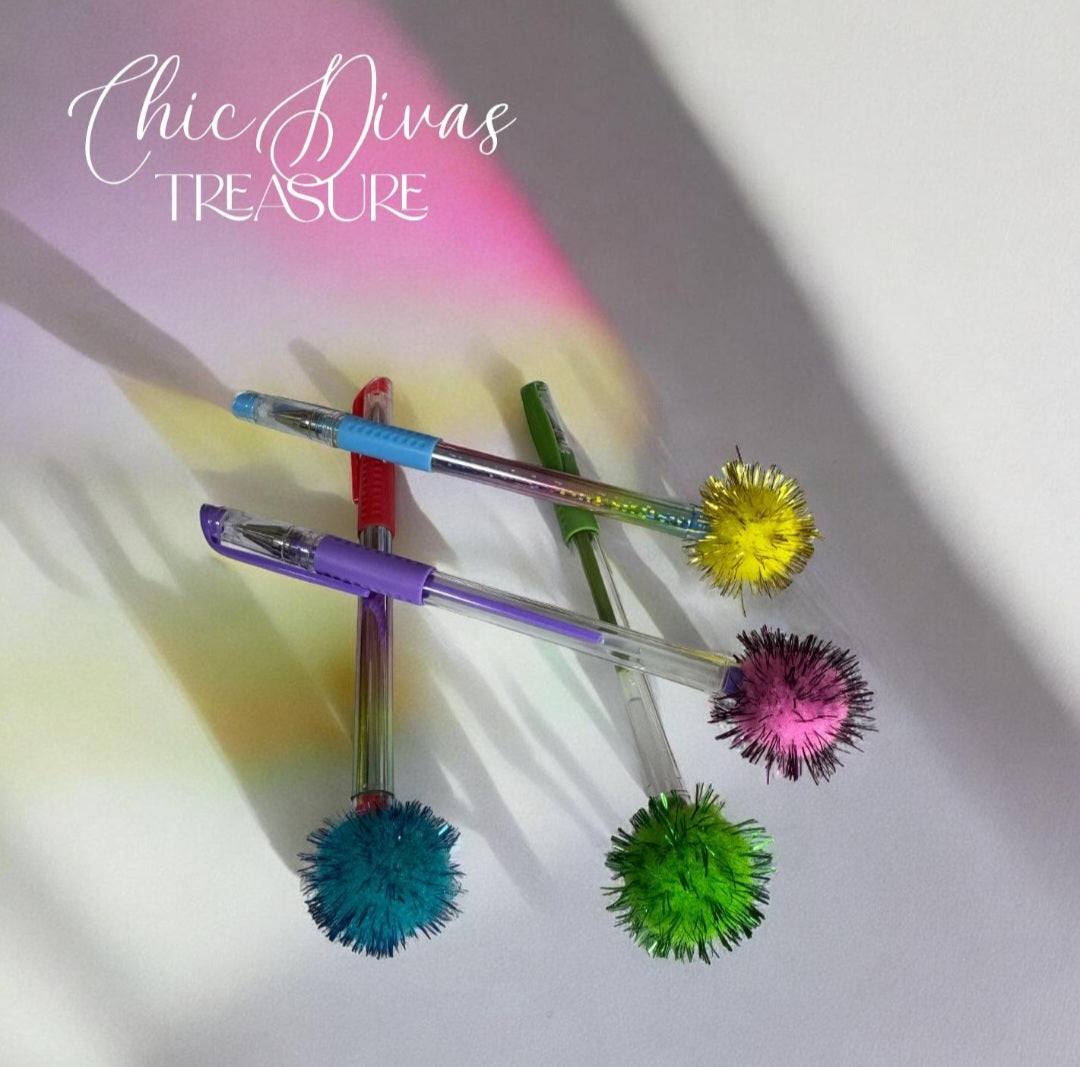 Puffy Glitter Pens