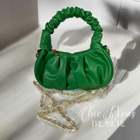 green purse