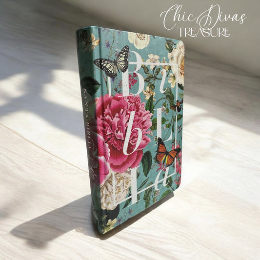 Biblia butterfly rose