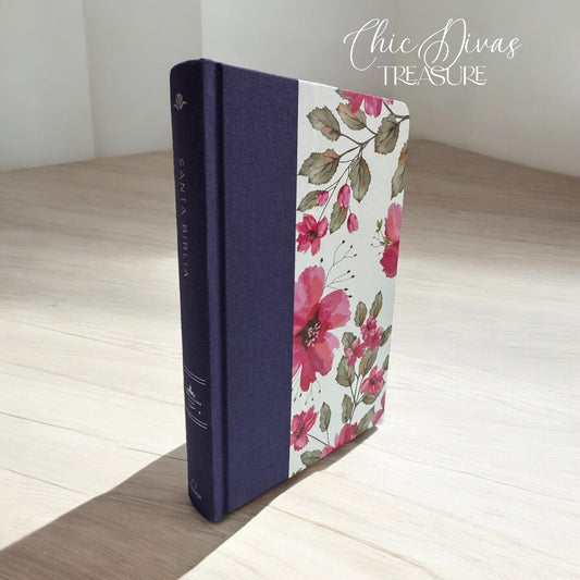 Biblia Dark violet flowers