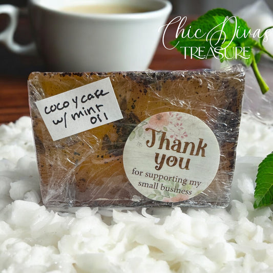 coconut  cafe w/ mint oil