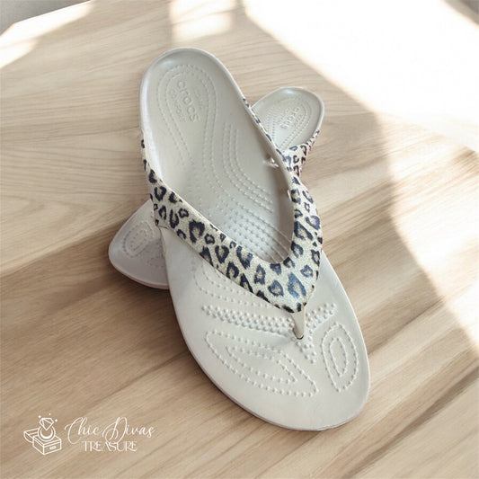Crocs White Print