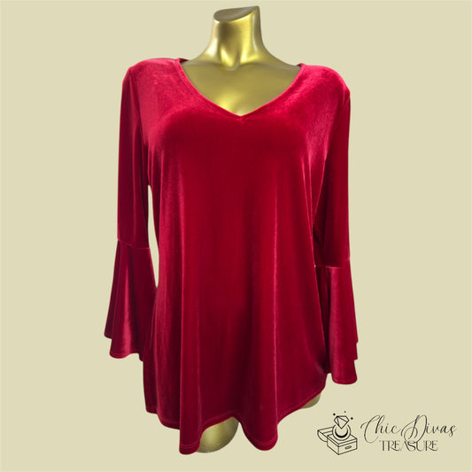 Blusa De Vestir Roja