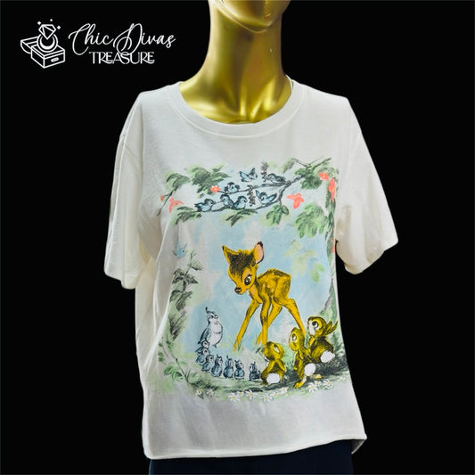 White Bambi Colored Shirt