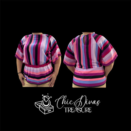Blusa De Vestir Colorida