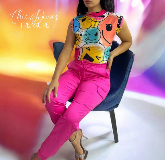 Camisa de emoji peach
